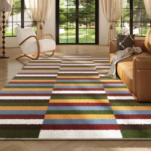 Tapis de salon moderne au design épuré et contemporain