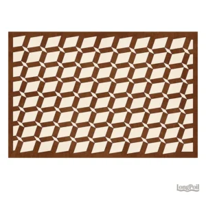 Tapis Bobochic avec motif damier élégant et moderne