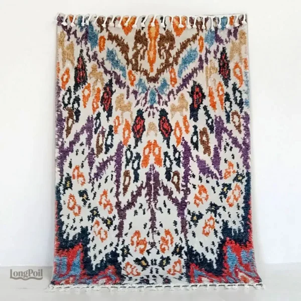 bohemian-living-room-carpet-morocco-vintage-bedroom-bedsi-qt4d0y-1 Tapis Berbère Ancien, design traditionnel et authentique