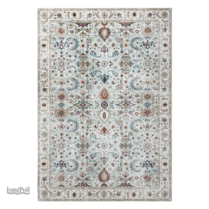Tapis persan traditionnel aux motifs élaborés