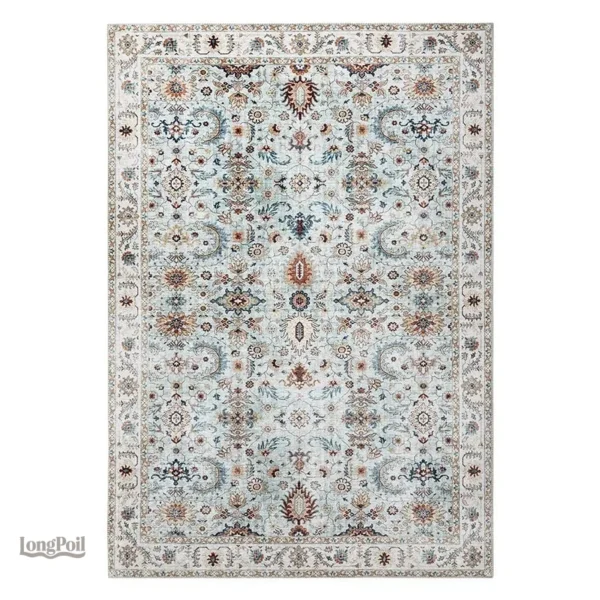 Tapis persan traditionnel aux motifs élaborés