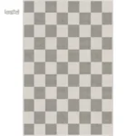Tapis à carreaux pour salon élégant et moderne