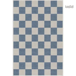 Tapis salon à carreaux pour une décoration moderne