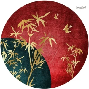 Tapis Chinois élégant aux motifs traditionnels