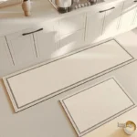 Tapis vinyle cuisine design moderne