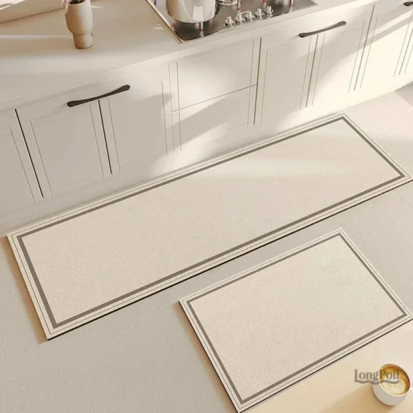 Tapis vinyle cuisine design moderne