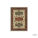 Grand tapis bohème aux motifs élégants et colorés