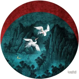 Grand tapis chinois traditionnel