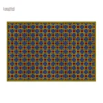 Grand tapis damier moderne pour une décoration élégante