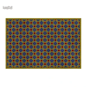 Grand tapis damier moderne pour une décoration élégante
