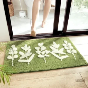 Tapis de salle de bain confortable et élégant, design moderne