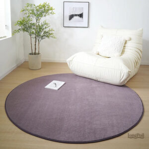 Grand tapis uni pour chambre, style moderne et élégant