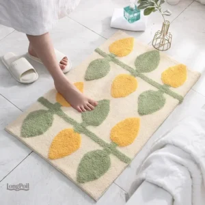 Grand tapis de salle de bain confortable et absorbant