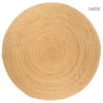 Grand tapis en jute naturel, design élégant et durable