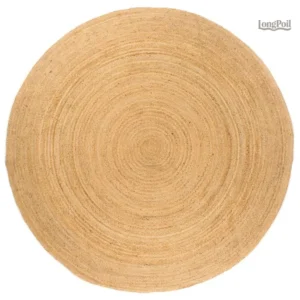 Grand tapis en jute naturel, design élégant et durable