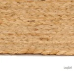 Tapis en jute grand format, parfait pour le salon ou la chambre