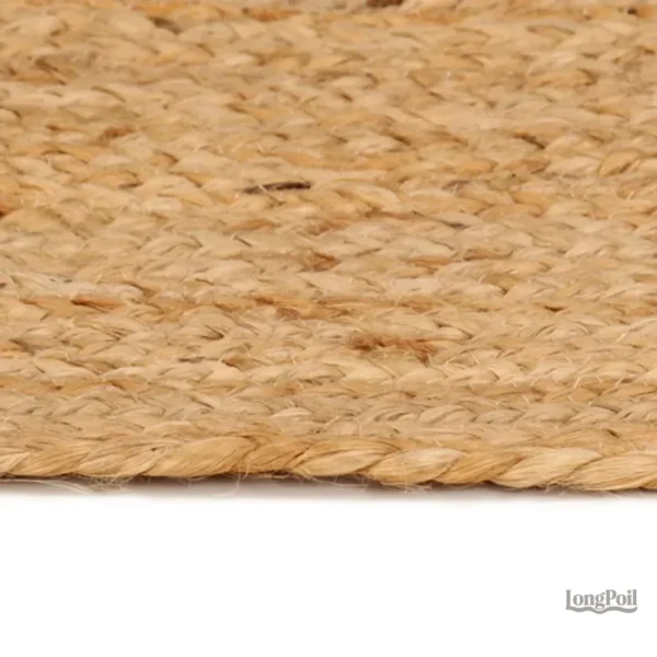 Tapis en jute grand format, parfait pour le salon ou la chambre