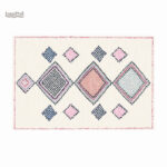 Grand Tapis Ethnique au design traditionnel et coloré