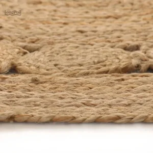 Tapis jute tressé pour décoration intérieure