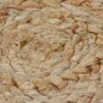 Tapis jute circulaire pour un style bohème
