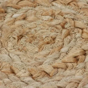 Tapis jute circulaire pour un style bohème