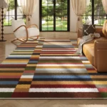 Grand Tapis Moderne aux motifs contemporains