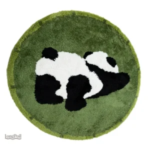 Grand tapis panda doux et confortable pour enfants