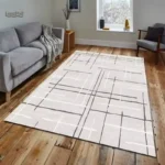 Tapis poils ras, design moderne et épuré