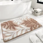 Grand tapis pour salle de bain, design élégant et confortable