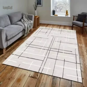 Tapis de salon confortable en grand format