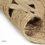Tapis jute tissé à la main, texture douce et durable