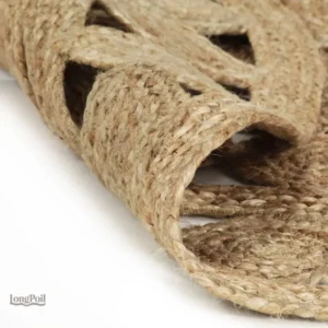 Tapis jute tissé à la main, texture douce et durable