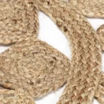 Tapis jute rond, style bohème pour intérieur contemporain