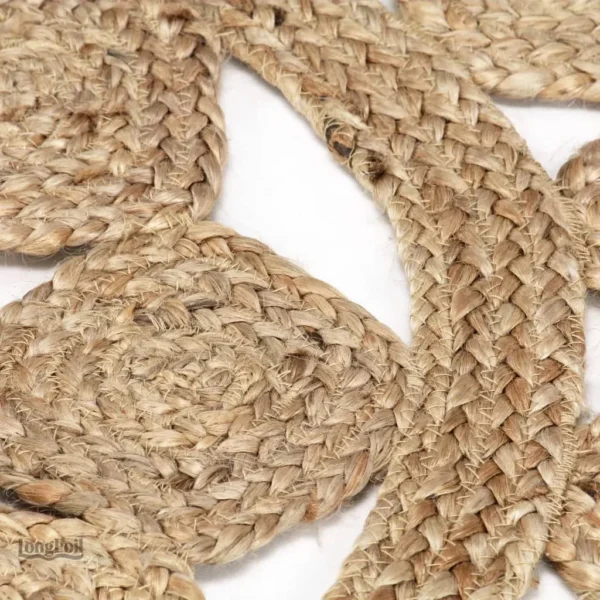 Tapis jute rond, style bohème pour intérieur contemporain