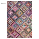 Tapis Kilim marocain aux motifs traditionnels