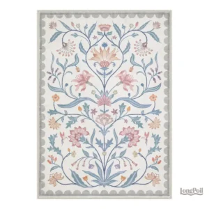 Tapis de Fleurs élégant pour une décoration intérieure colorée