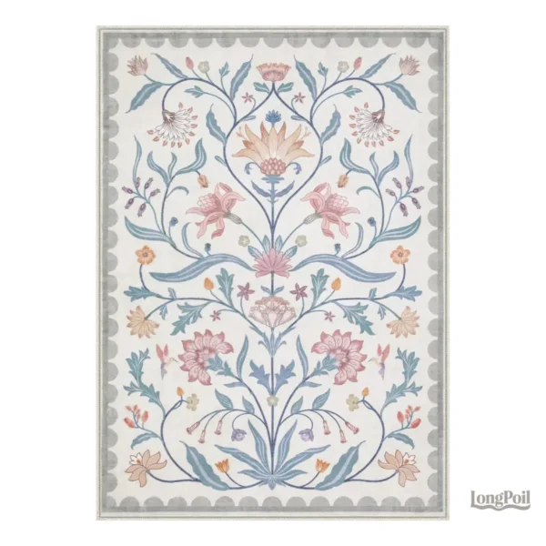 le-tapis-de-fleurs-1 Tapis de Fleurs élégant pour une décoration intérieure colorée