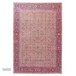 Tapis Persan ancien, motif traditionnel et couleurs riches