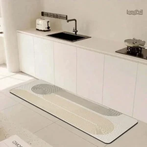 Long tapis en vinyle pour cuisine