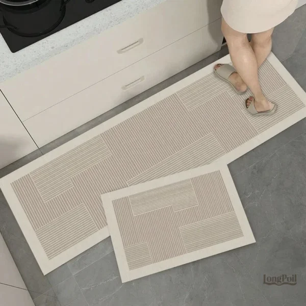 long-tapis-de-cuisine-1 Long Tapis de Cuisine en vinyle élégant et pratique
