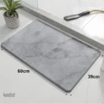 Tapis de bain en diatomite pour pieds secs