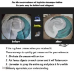 Tapis gris tendance, ajout parfait pour votre espace de vie
