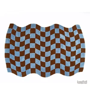 Tapis à carreaux élégant et moderne pour une décoration stylée