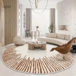 Tapis moderniste aux motifs élégants pour embellir votre salon