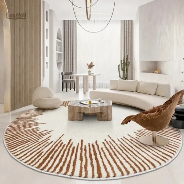 Tapis moderniste aux motifs élégants pour embellir votre salon