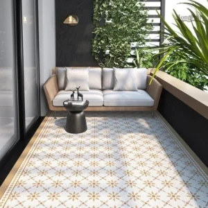 Petit Tapis Balcon décoratif pour espace extérieur