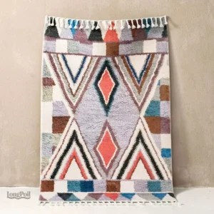 Petit tapis berbère, design traditionnel et chaleureux