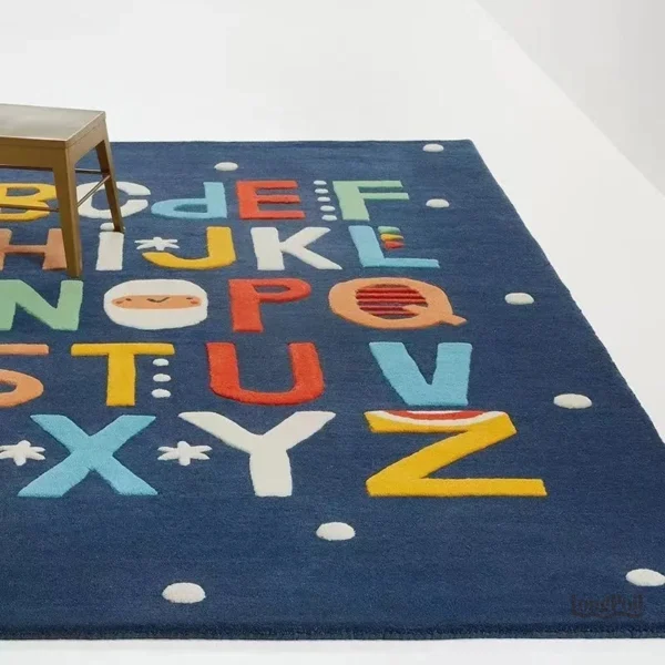 Tapis de chambre enfant coloré, parfait pour le jeu et la détente