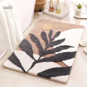 Petit Tapis de Bain doux et absorbant pour salle de bain