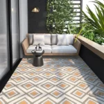 Petit tapis extérieur pour balcon, décoratif et pratique